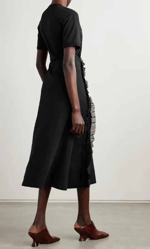 Round-Neck Long Dress