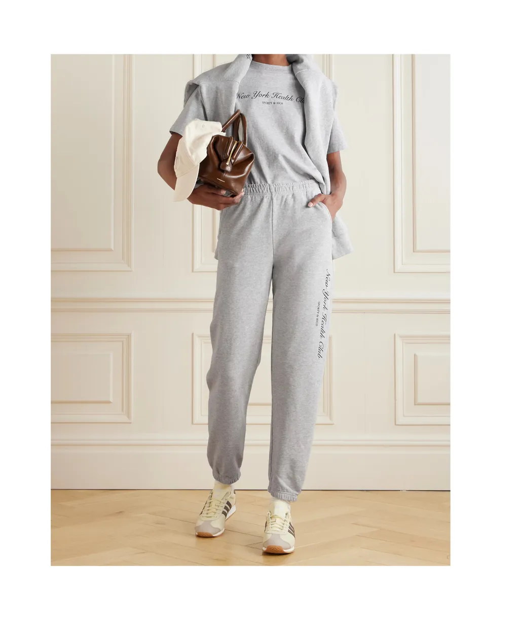 Printed Jersey Track Pants