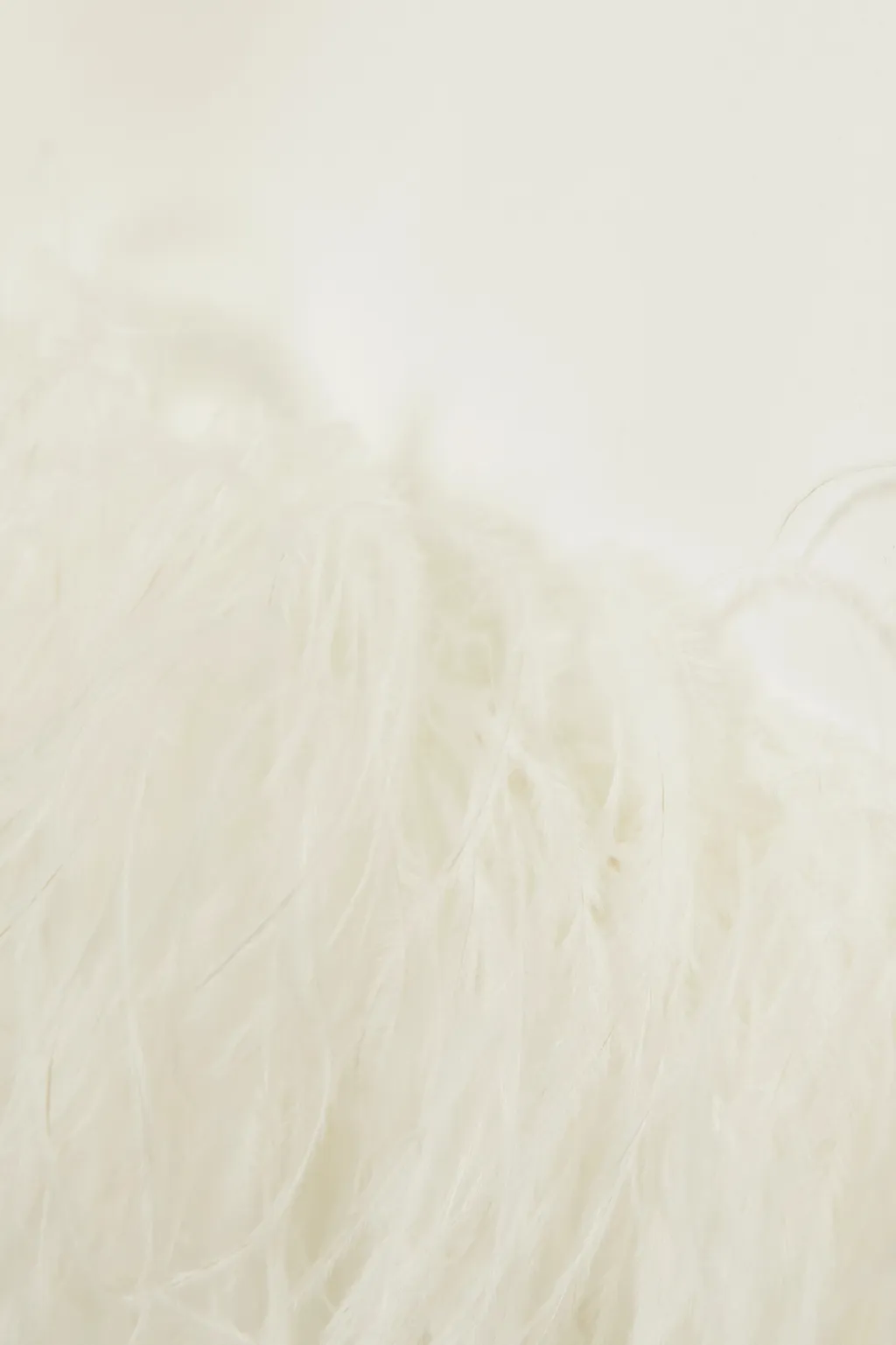 Minelli Feather-Trim Midi Dress