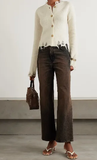 High-Waisted Wide-Leg Jeans