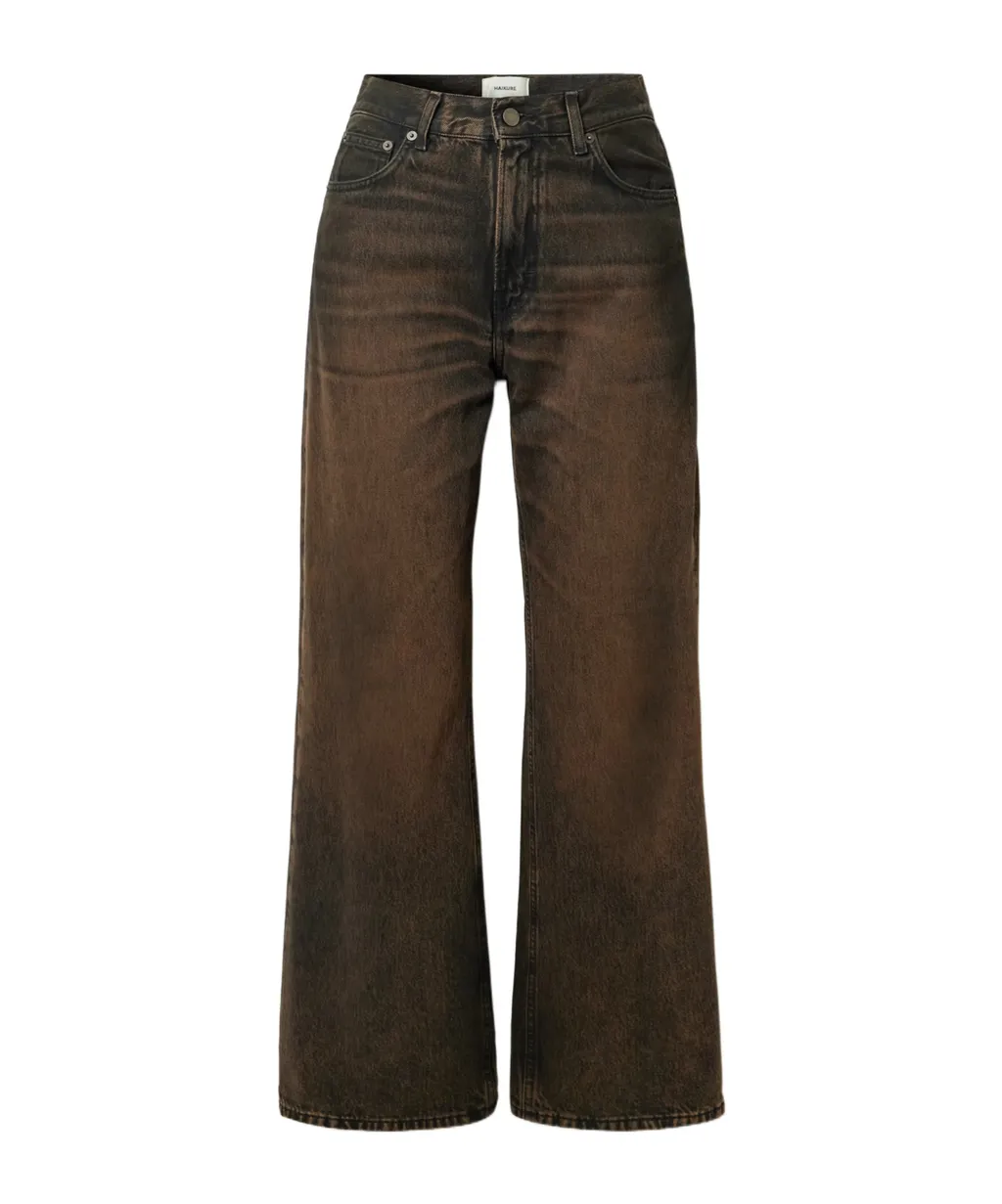 High-Waisted Wide-Leg Jeans
