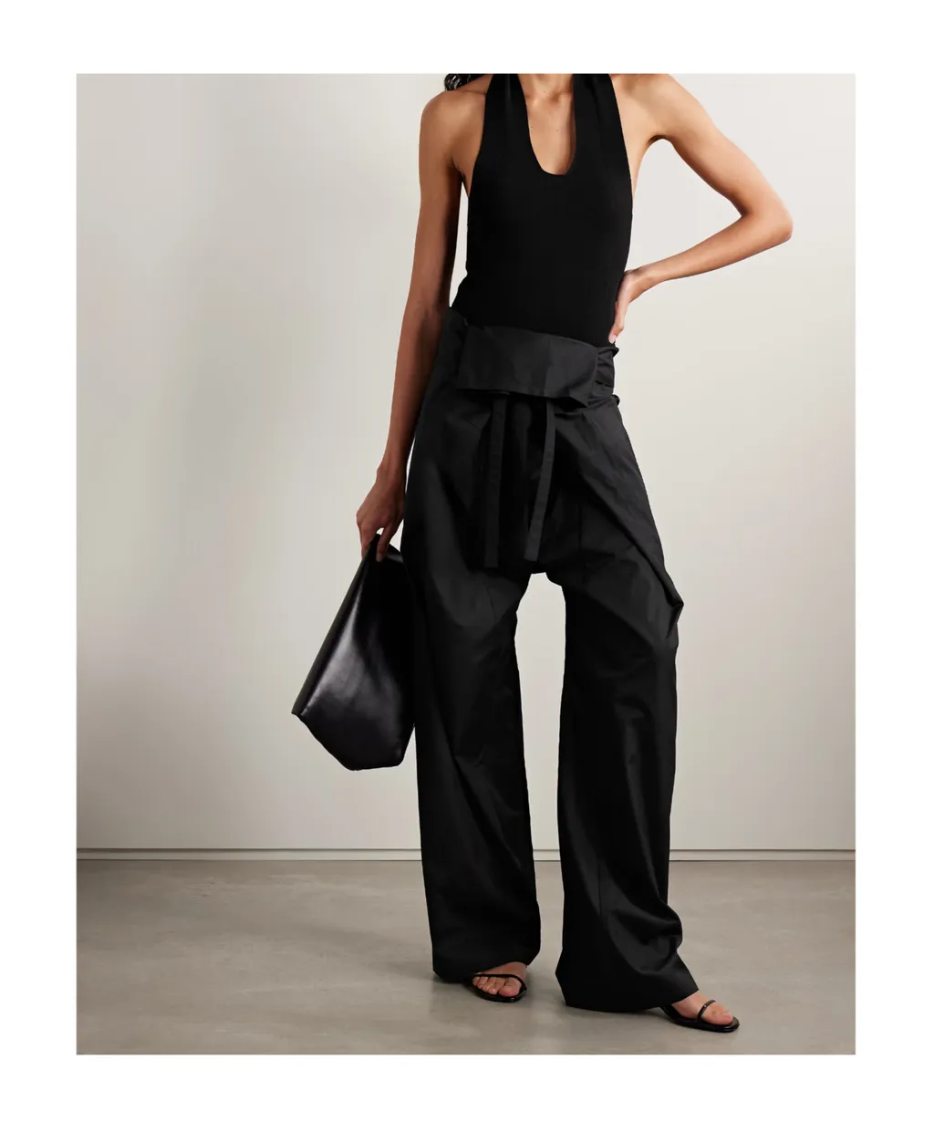 Lace-Up Casual Pants