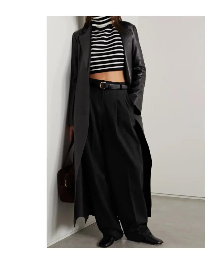 Layton Pleated Wool Trousers