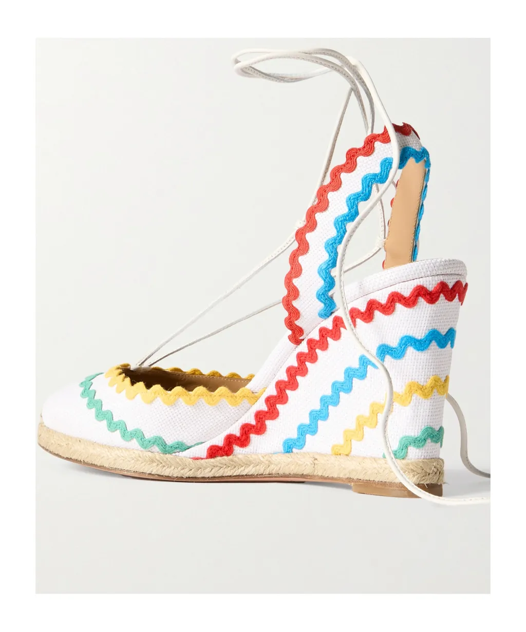 Open-Heeled Wedge Sandals