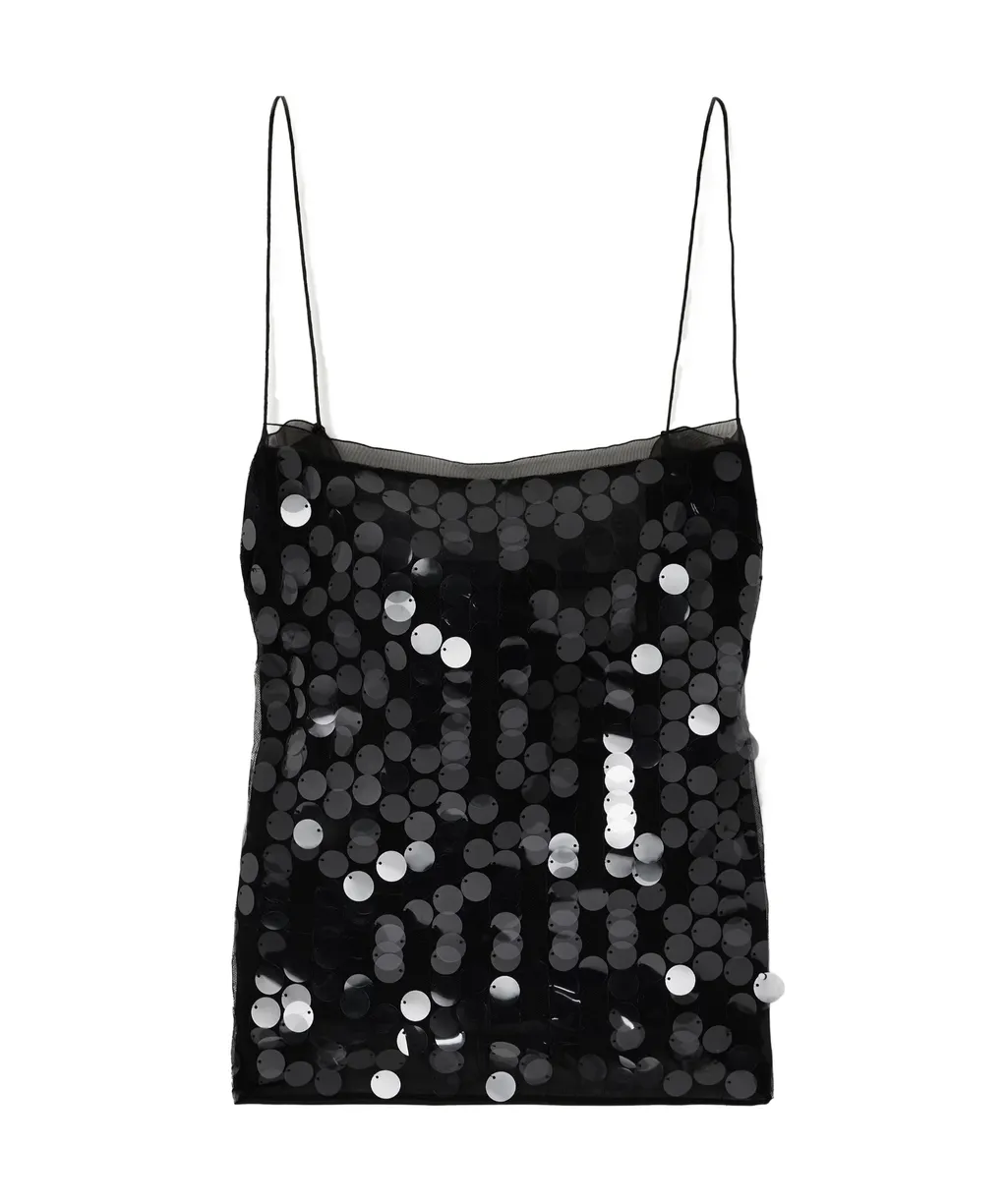 Sequin-Embellished Camisole