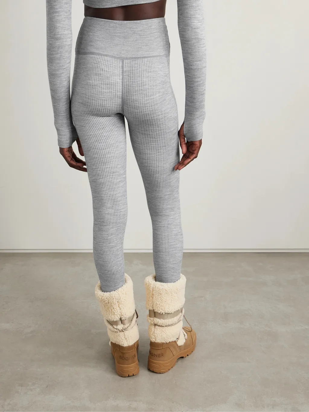 Ribbed Knitted Leggings
