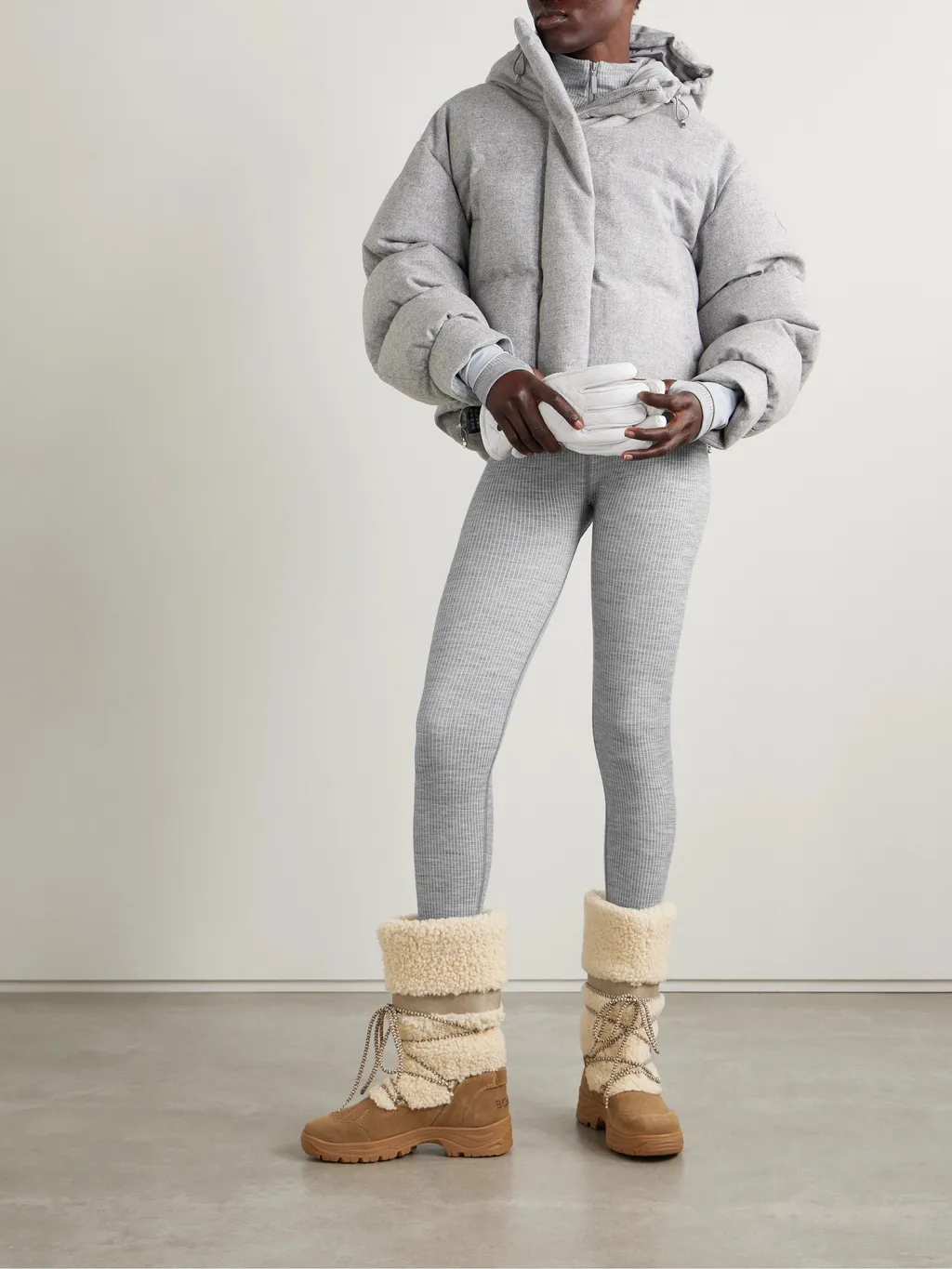 Ribbed Knitted Leggings
