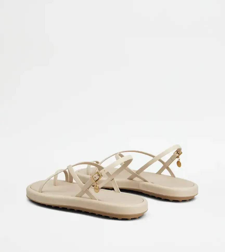 Cross-Strap Flat Sandals