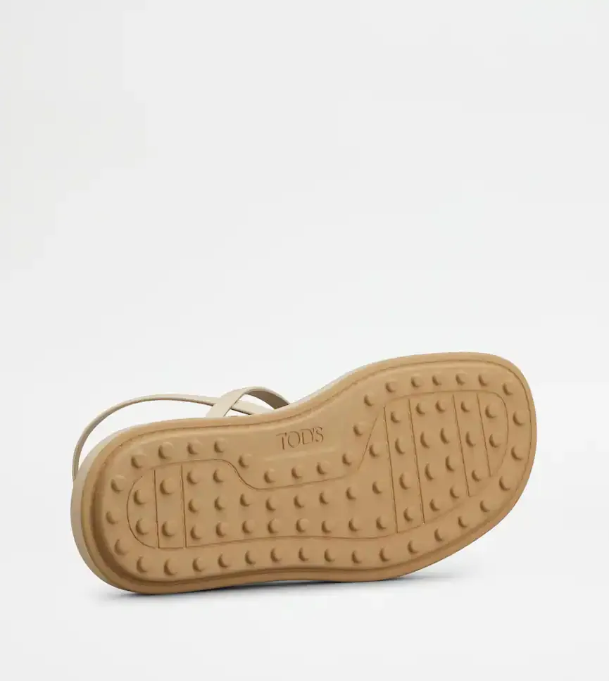 Cross-Strap Flat Sandals