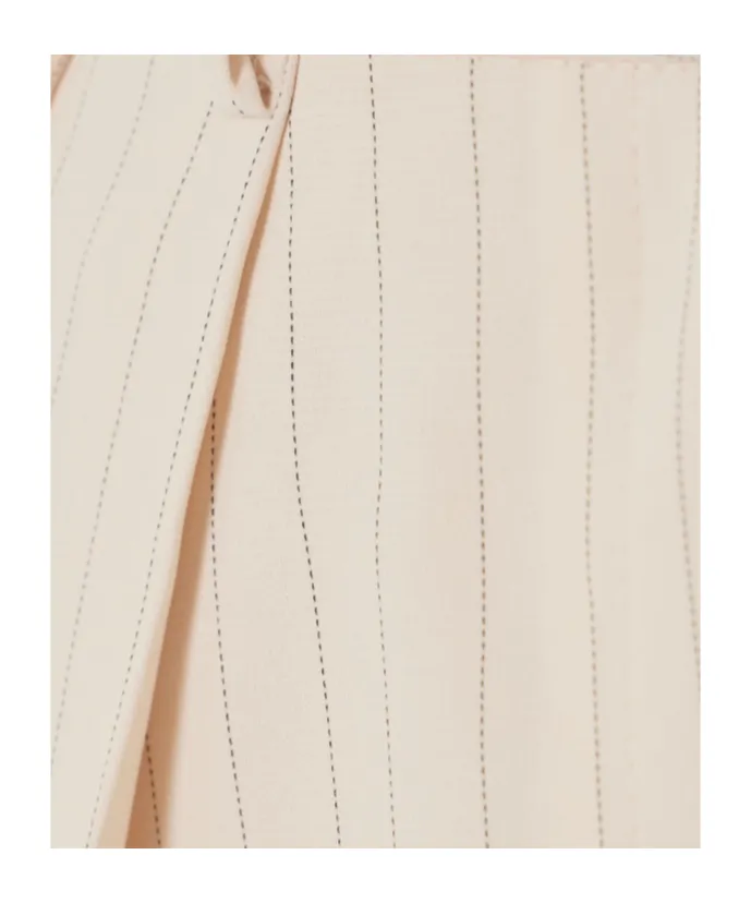 Tansy Pleated Pinstriped Pants