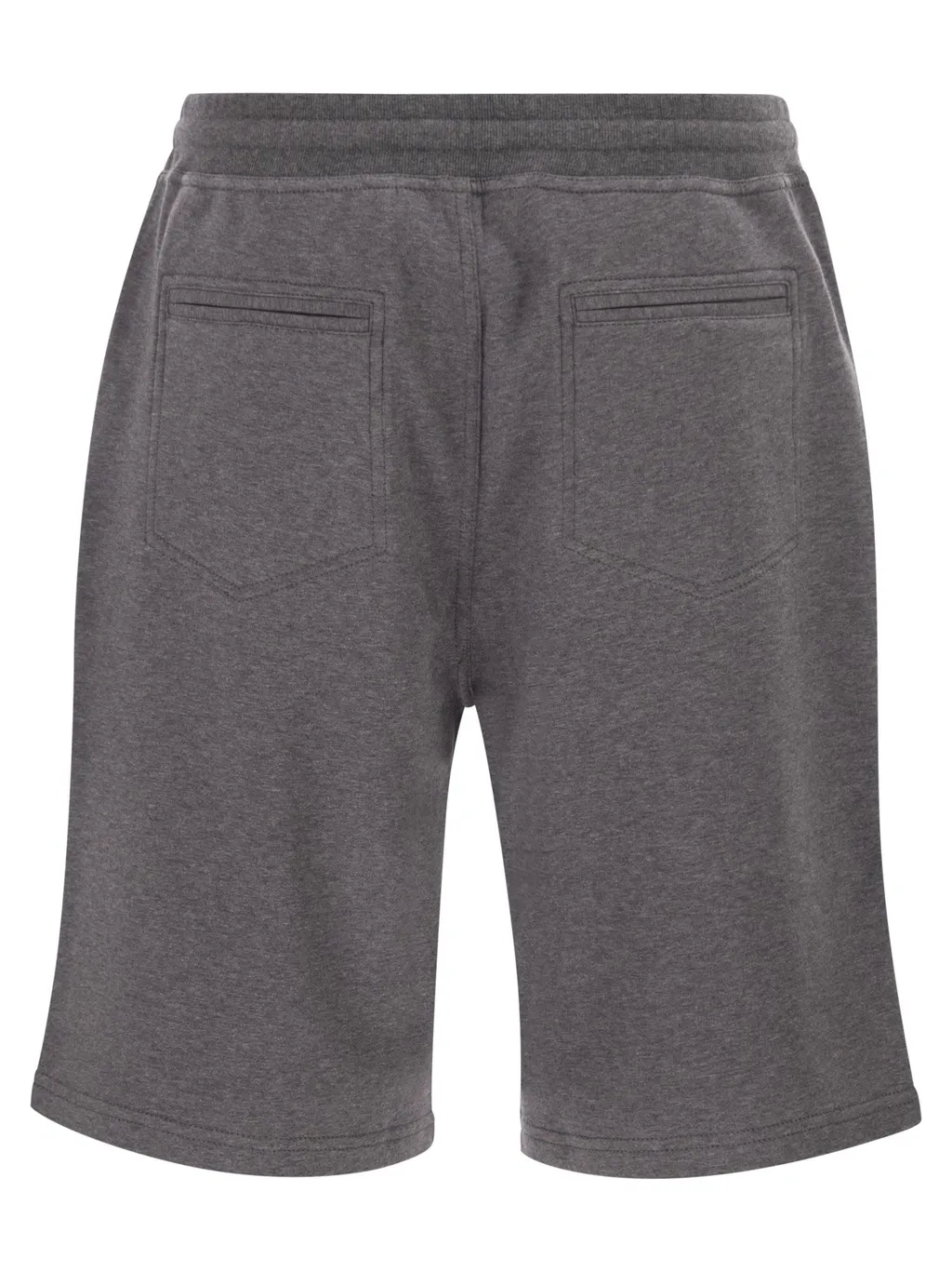 Elasticated-Drawstring Shorts