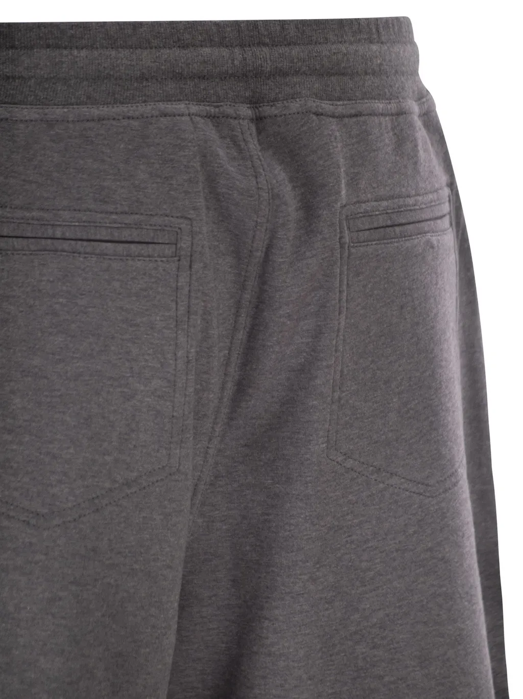 Elasticated-Drawstring Shorts