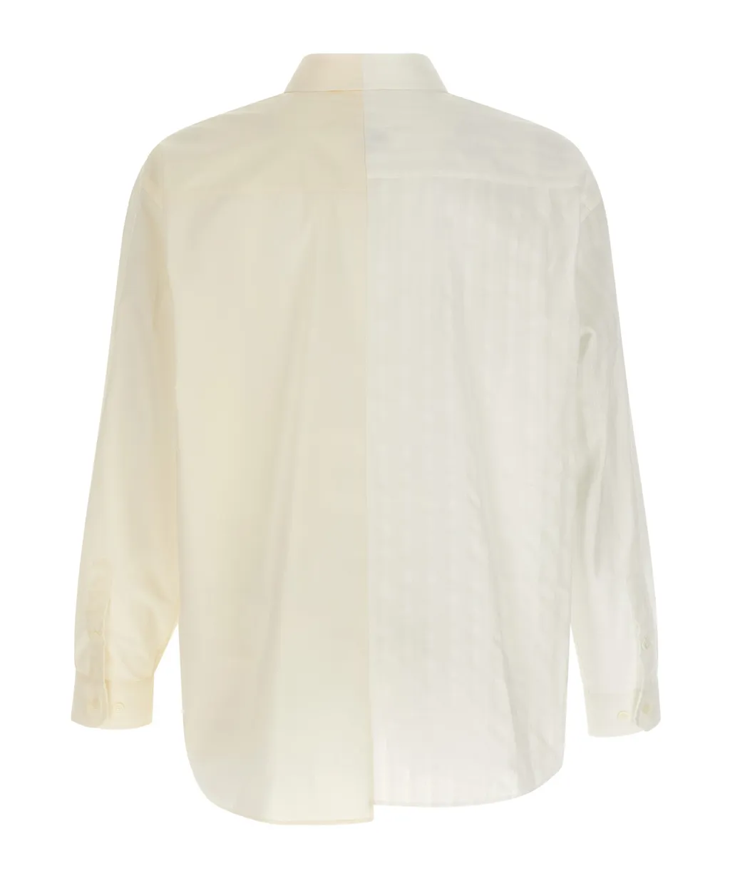 Mm6 Maison Margiela Two-Tone Poplin Shirt