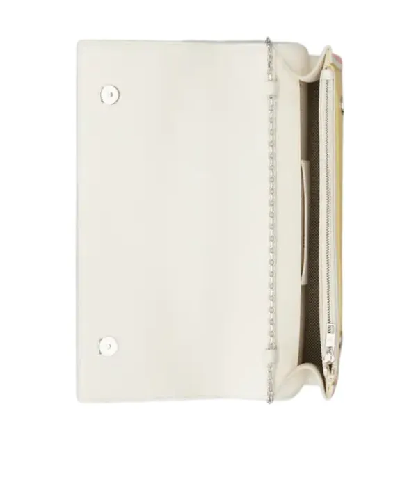 Belle Vivier Clutch In Leather