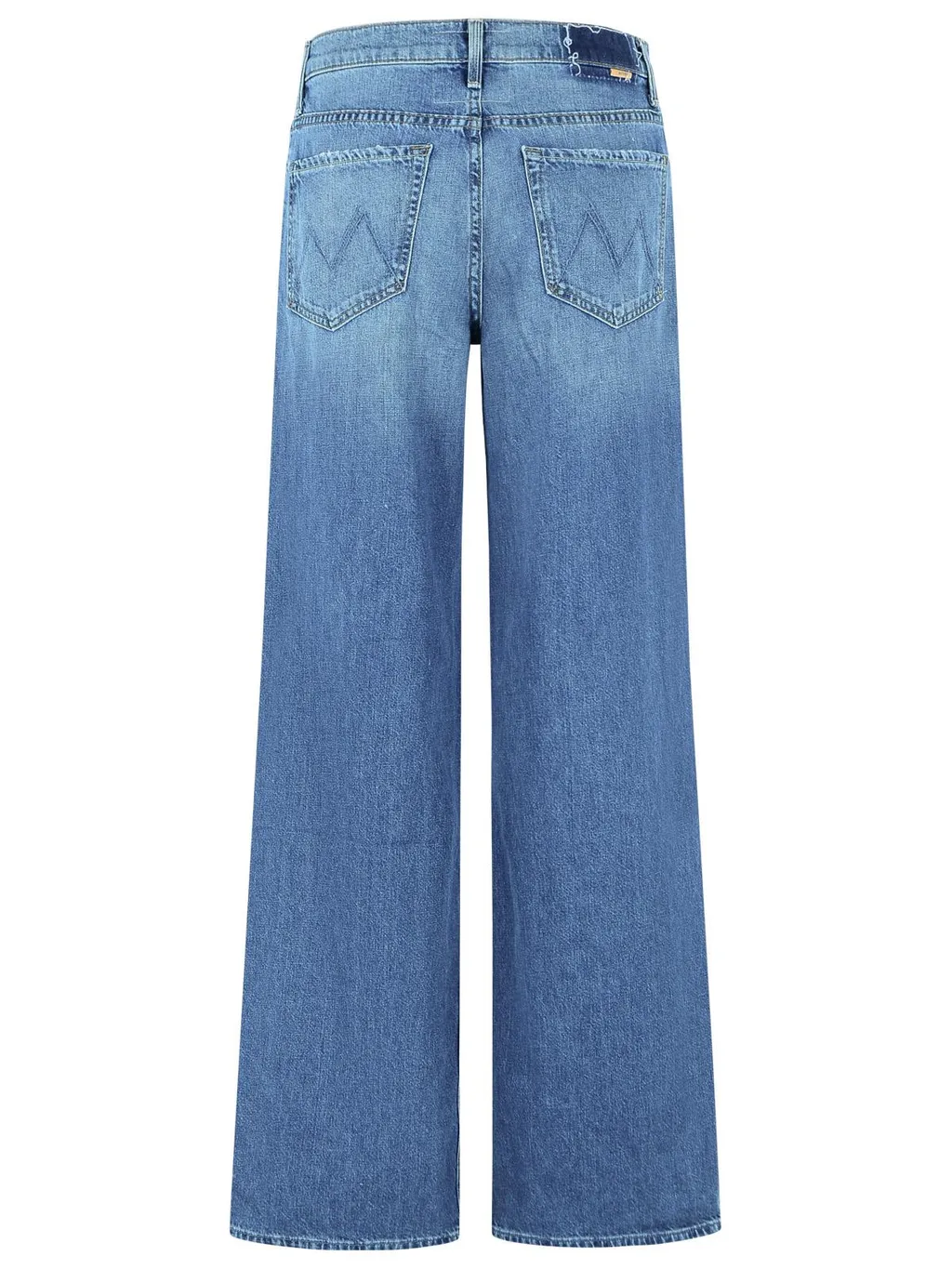 Blue Cotton Blend Jeans The Rerun