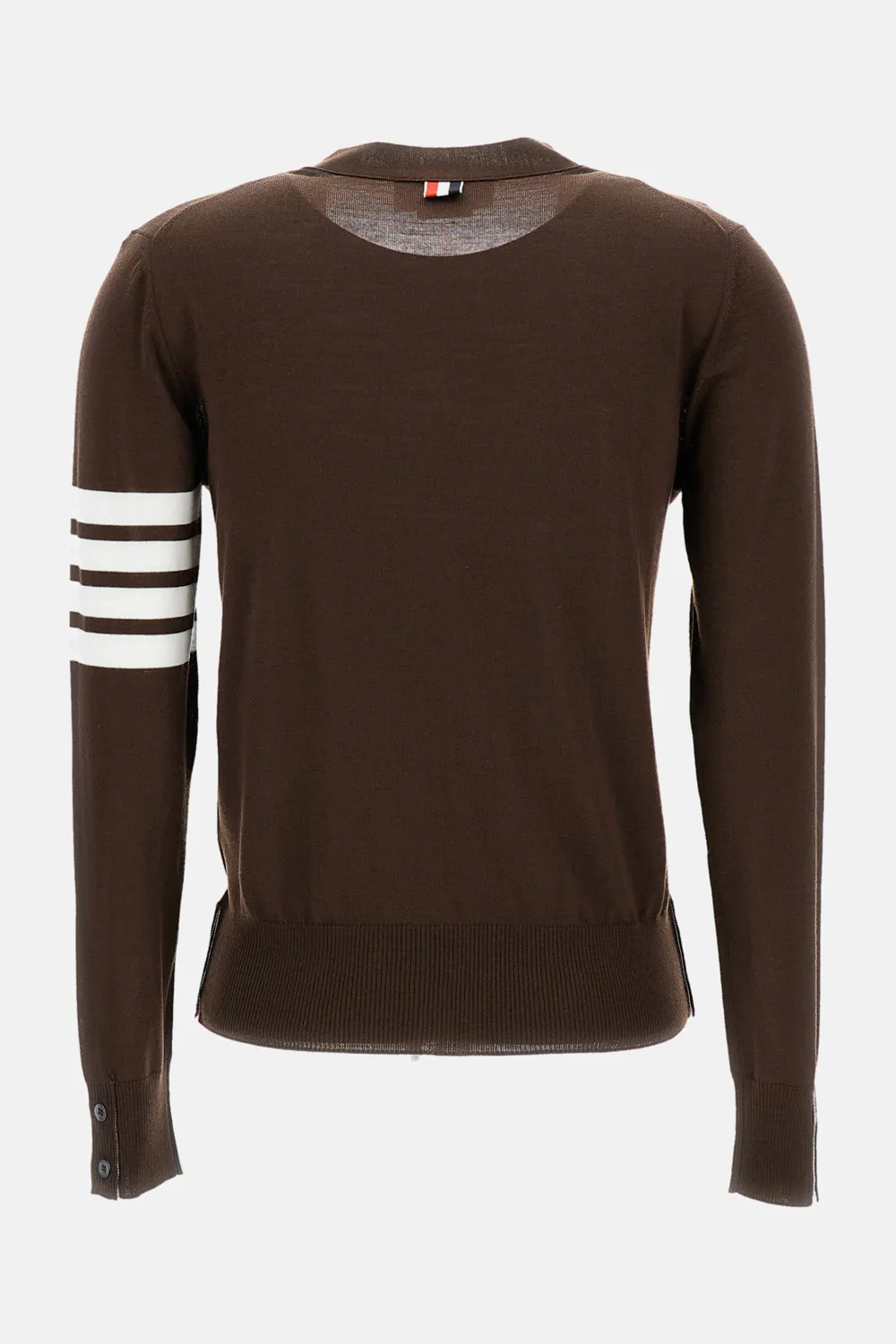 Thom Browne 4 Bar V-Neck Cardigan