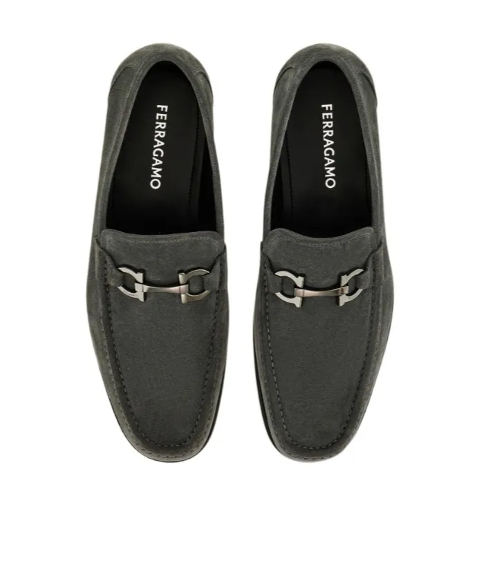 Loafer With Gancini Buckle