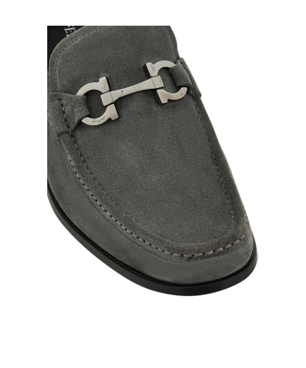 Loafer With Gancini Buckle