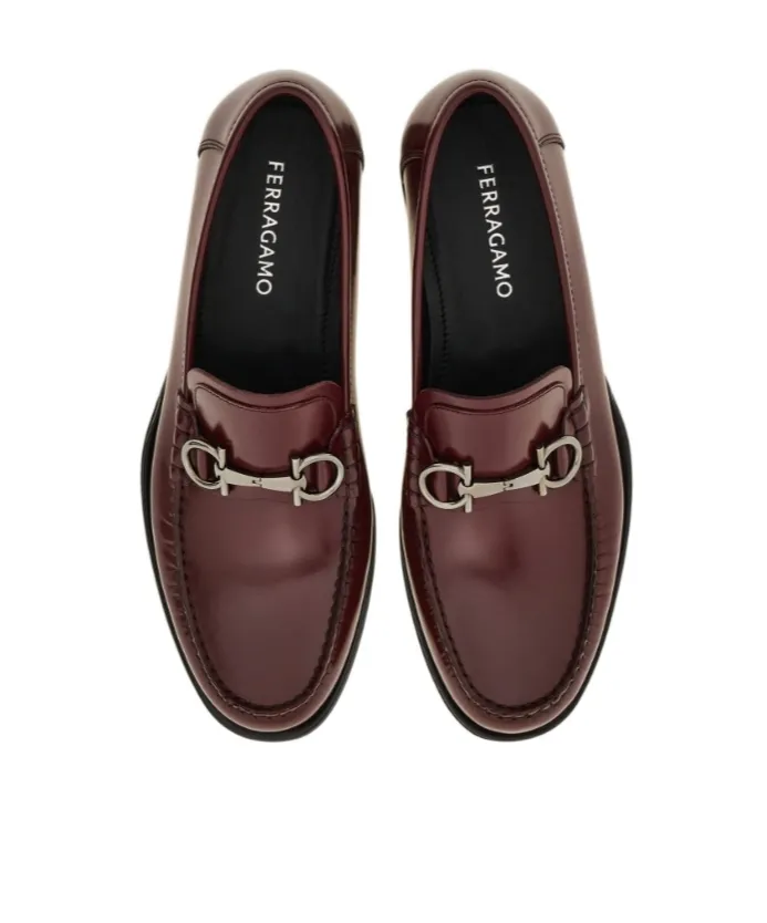 Loafer With Gancini Buckle