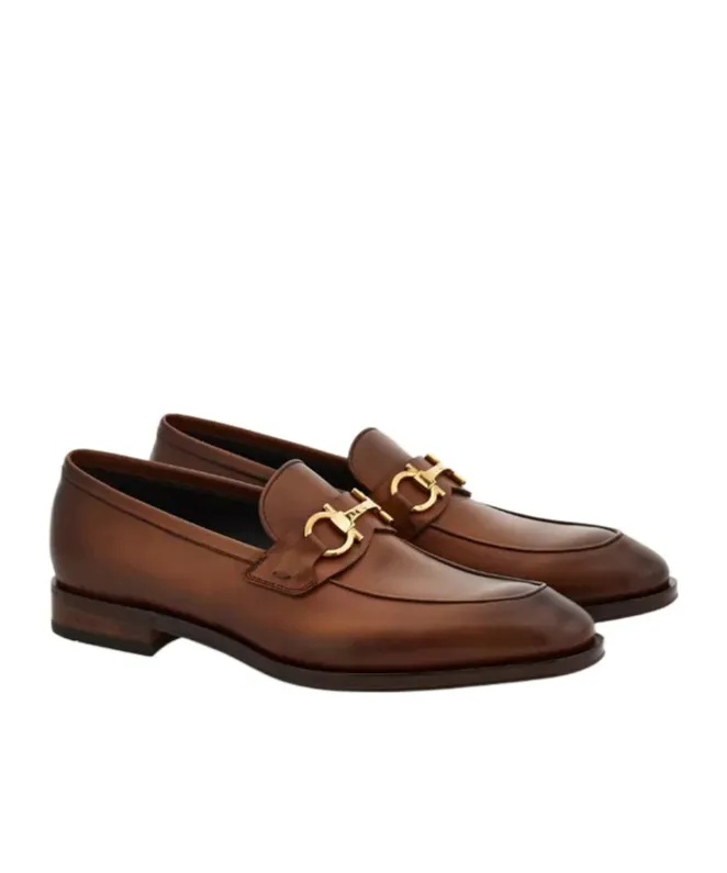 Loafer With Gancini Buckle