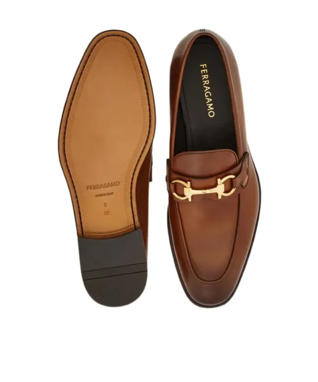 Loafer With Gancini Buckle