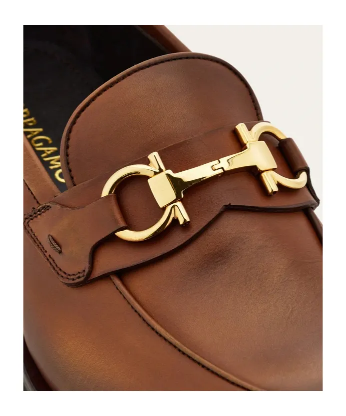 Loafer With Gancini Buckle