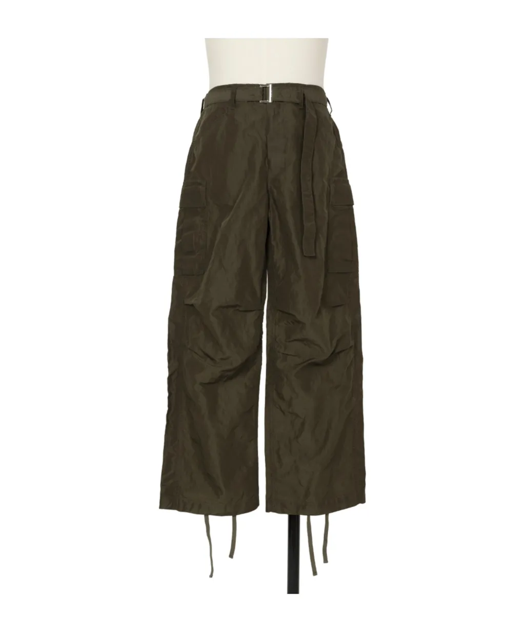 Sacai Belted Straight-Leg Patns