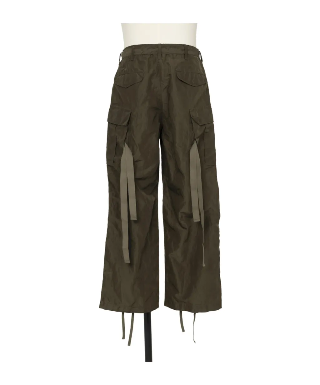 Sacai Belted Straight-Leg Patns