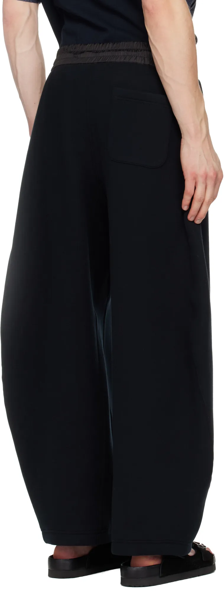 Sacai Drawstring Wide-Leg Trousers