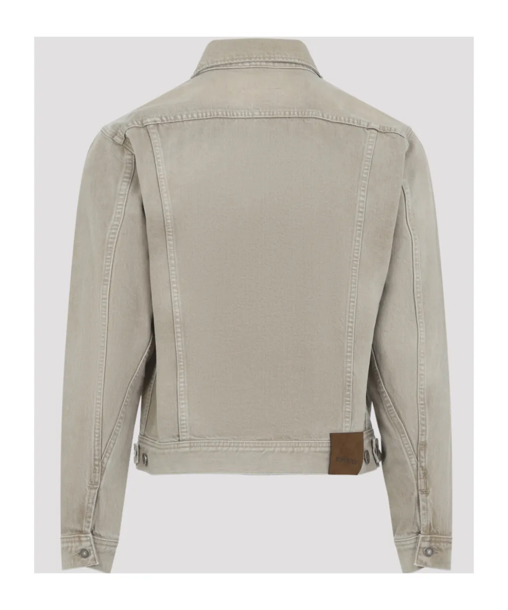 Tom Ford Used-Effect Denim Jacket