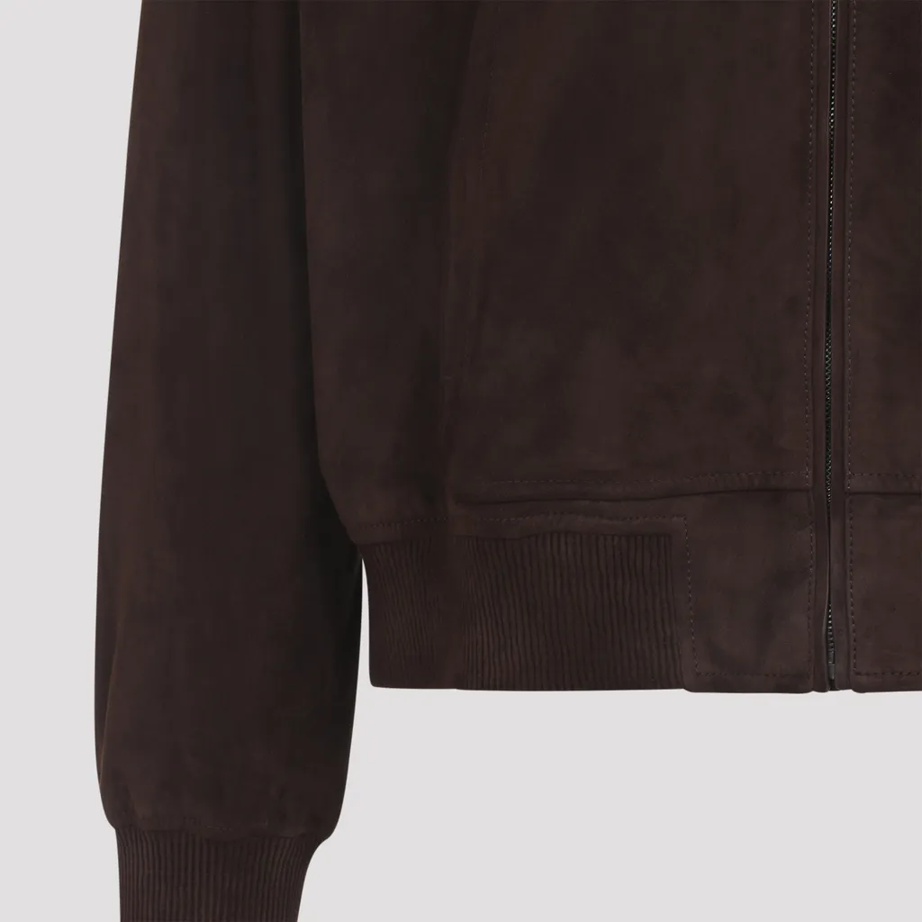 Ralph Lauren Purple Label Zip-Up High Neck Jacket