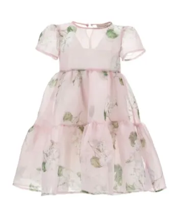 Monnalisa Organza Flower Dress