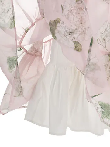 Monnalisa Organza Flower Dress