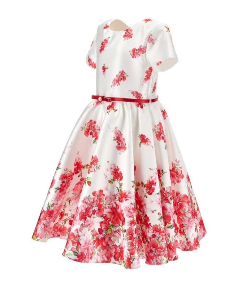 Monnalisa Floral Swing Dress
