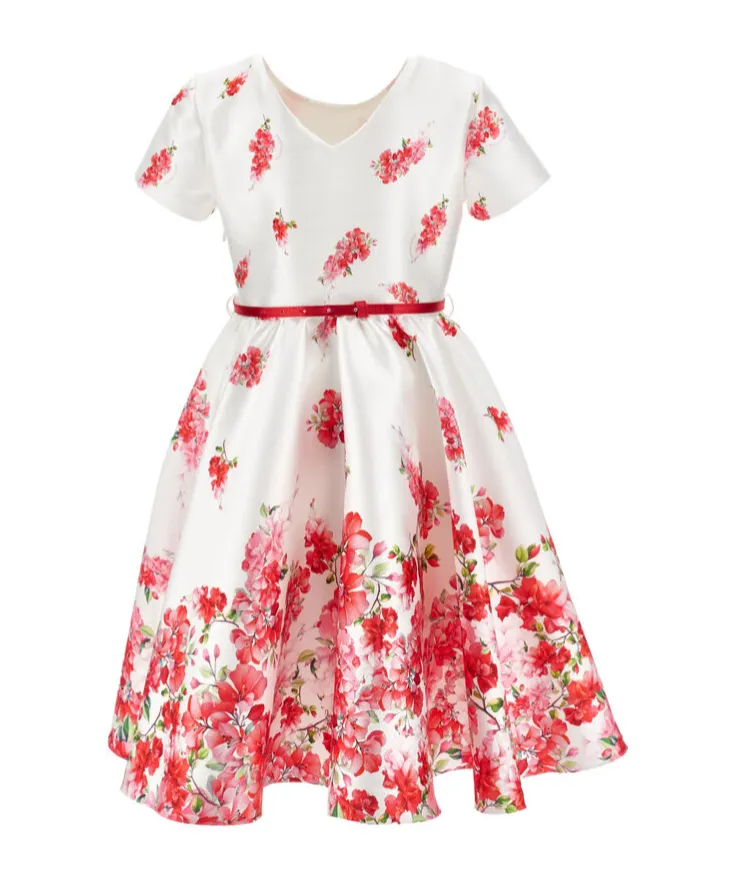 Monnalisa Floral Swing Dress