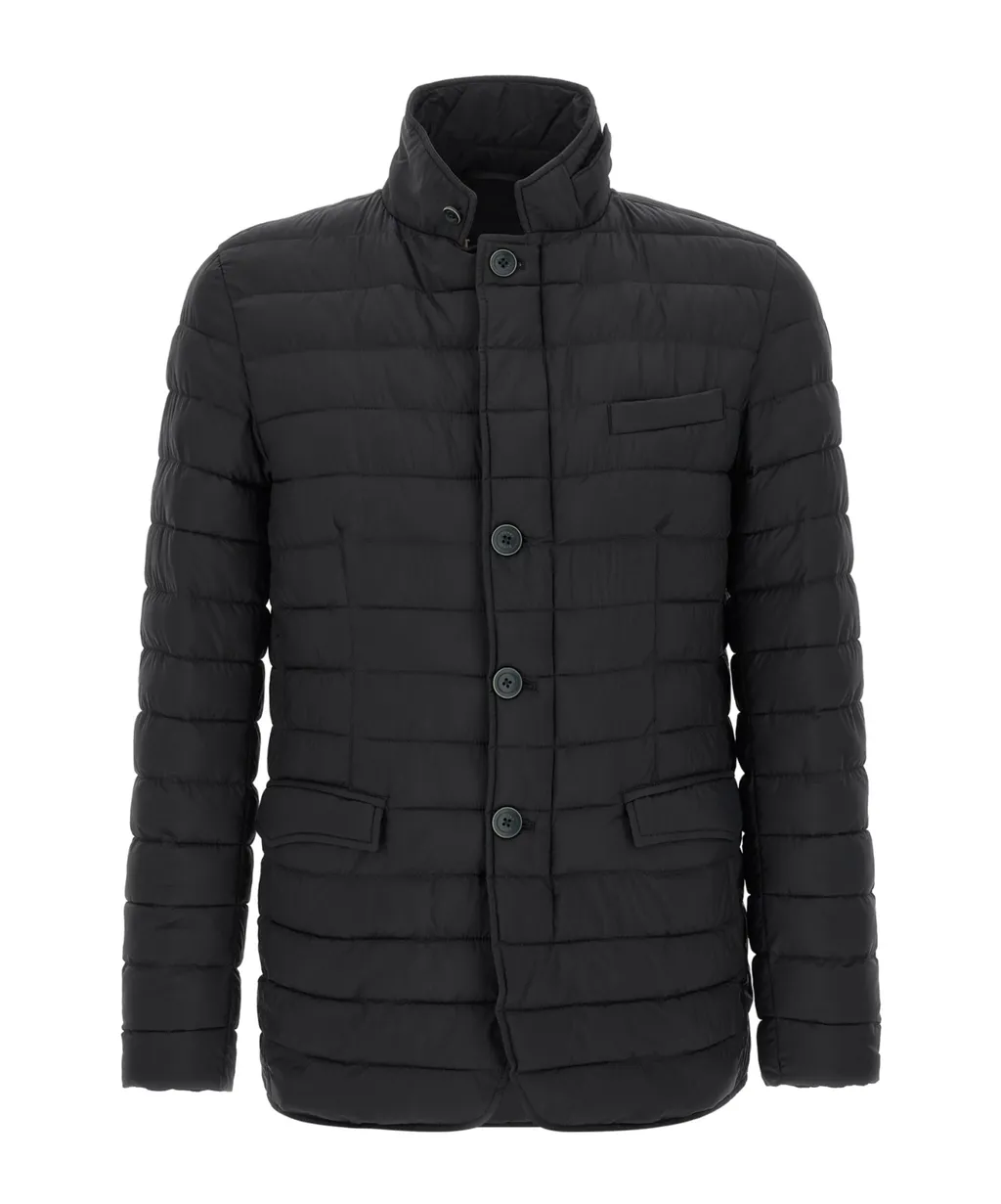 Herno Long-Sleeved Buttoned Dwon Jacket