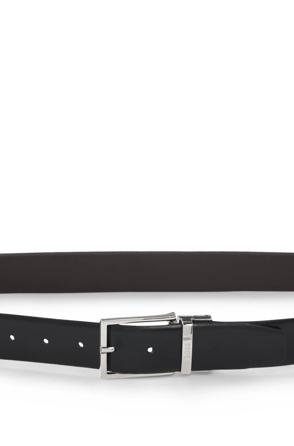 Boss Hugo Boss Logo Engraved Reversible Belt