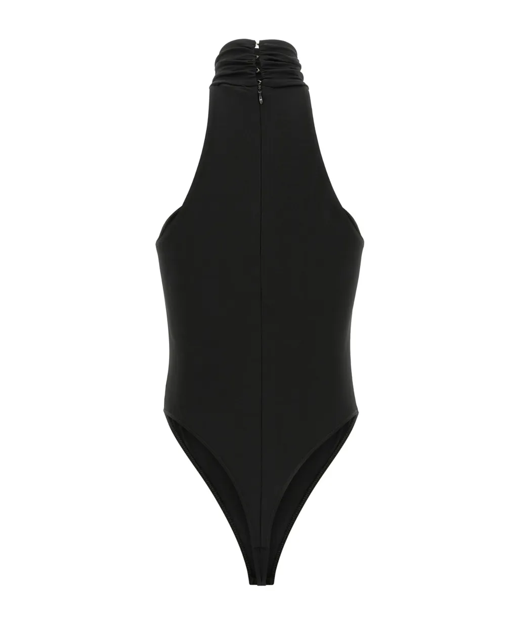 Elisabetta Franchi Embellished High-Neck Bodysuit