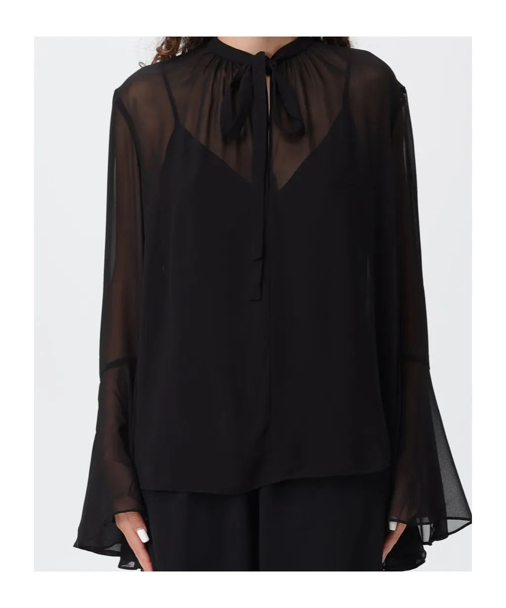 Max Mara Studio Cuba Bow-Tie Blouse