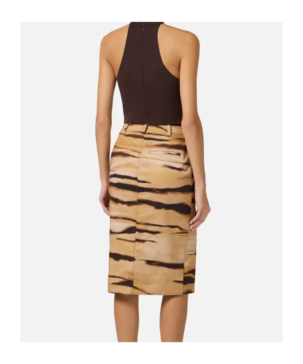 Elisabetta Franchi Embellished High-Neck Bodysuit