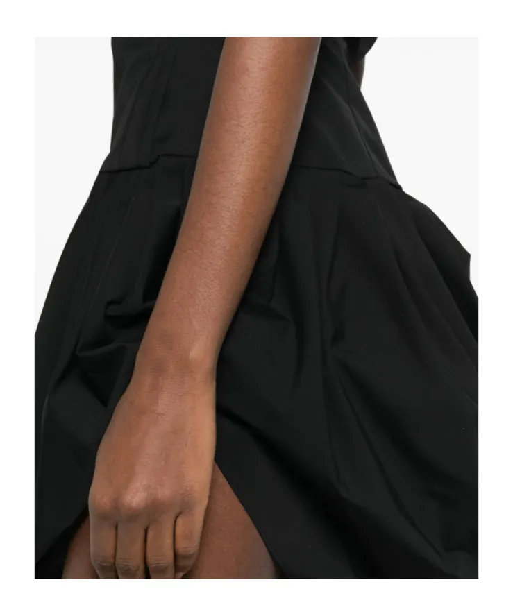 Off-Shoulder Gathered Mini Dress