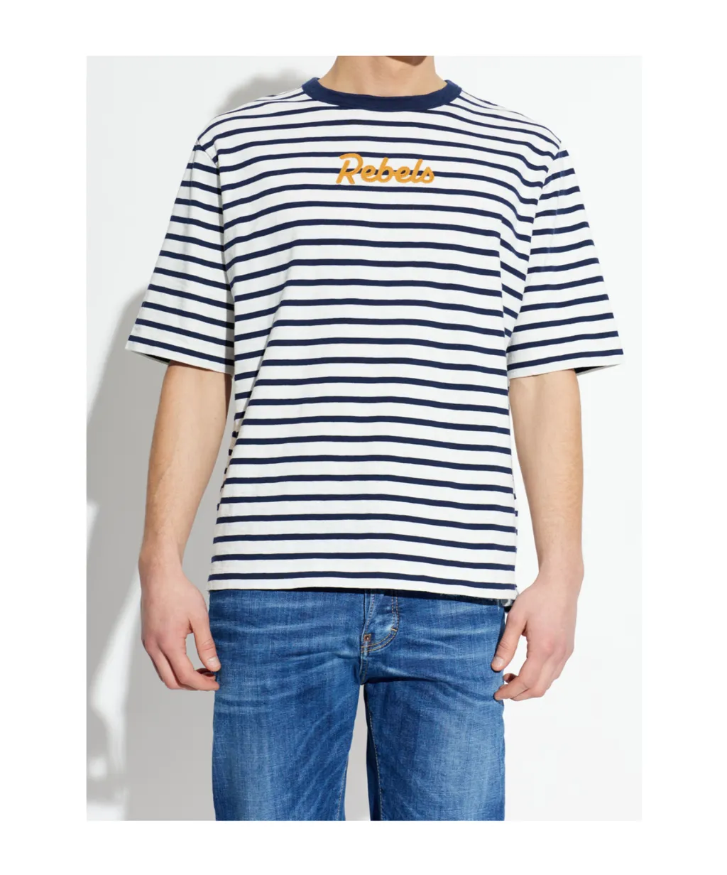 Dsquared2 Striped Logo T-Shirt