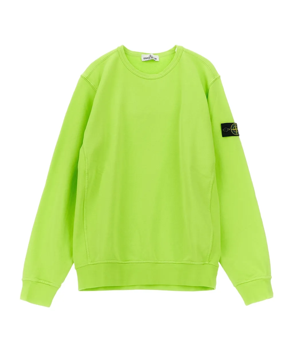 Stone Island Junior Logo Patch Sweatshirt