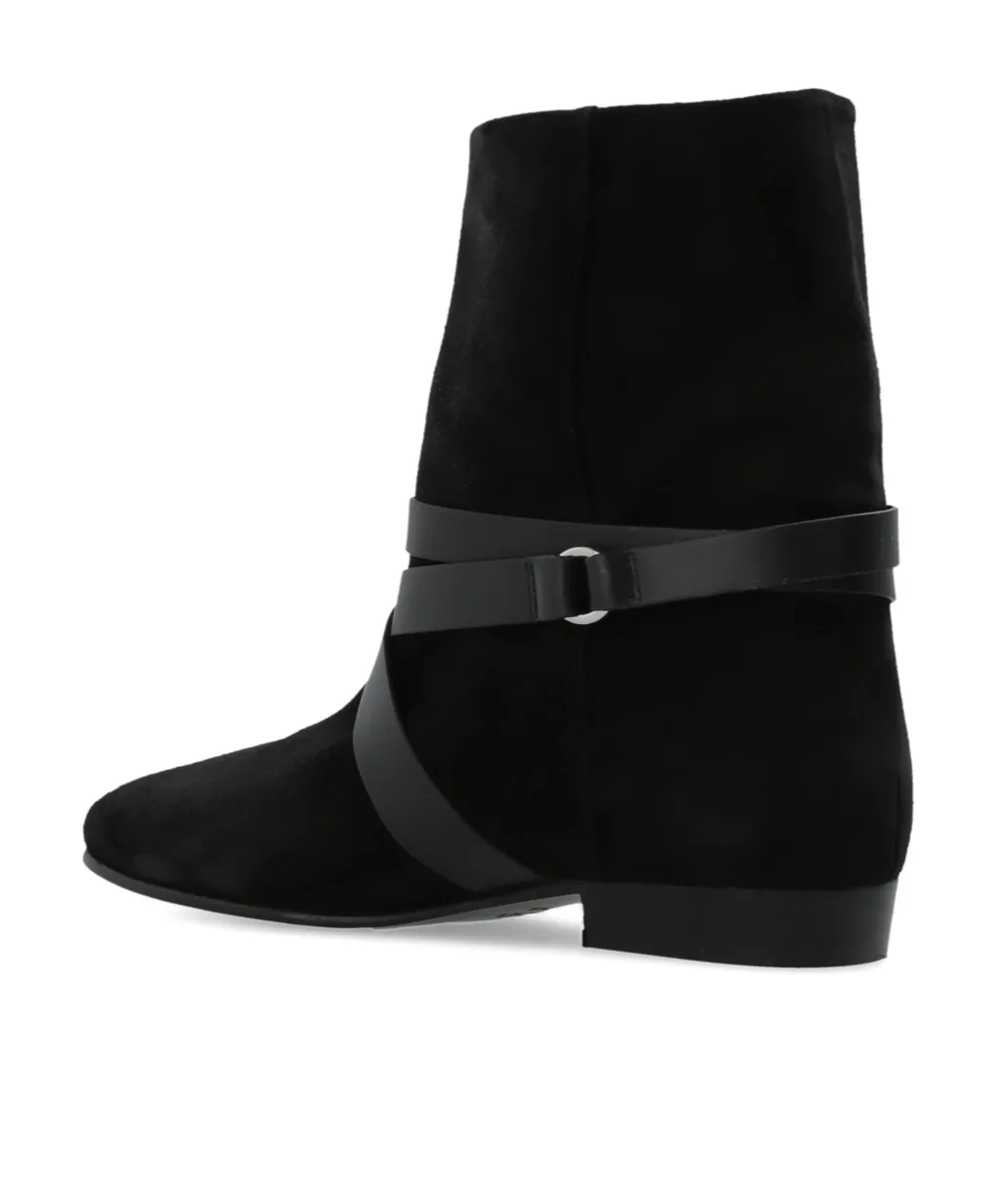 Rejen Tassel Detail Ankle Boots