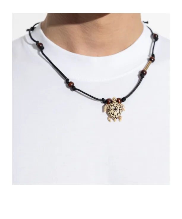 Dsquared2 Logo Detail Turtle Necklace