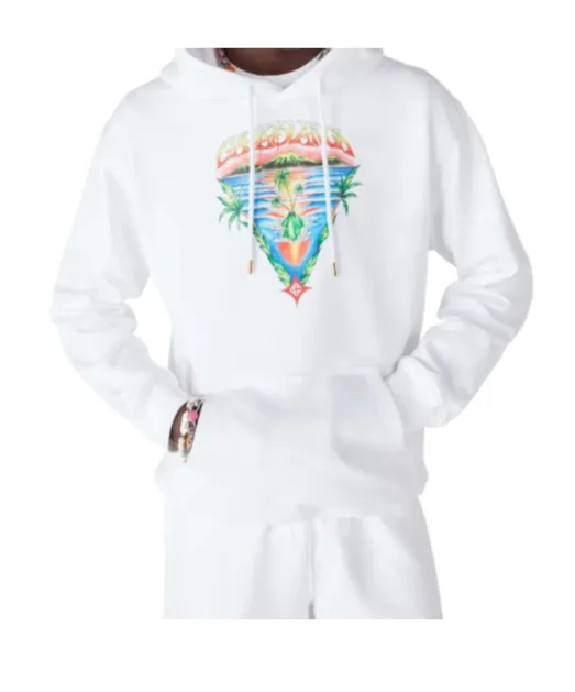 Innocence Triangle Long Sleeve Hooded Sweatshirt