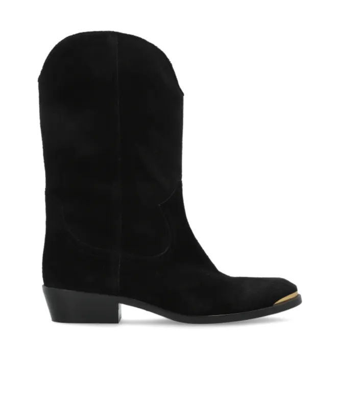 Block-Heel Cowboy Boots