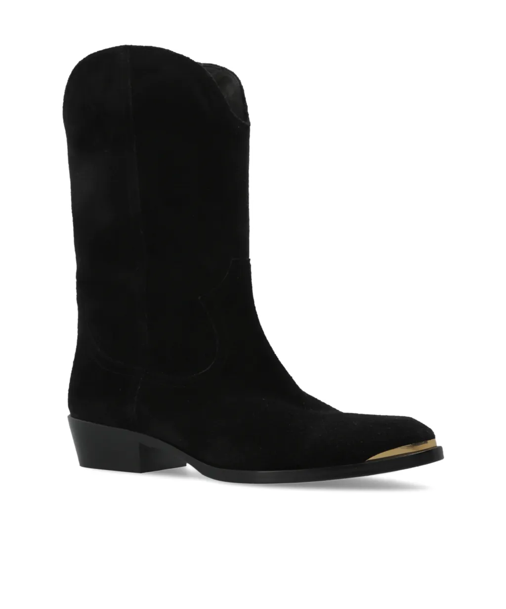 Block-Heel Cowboy Boots