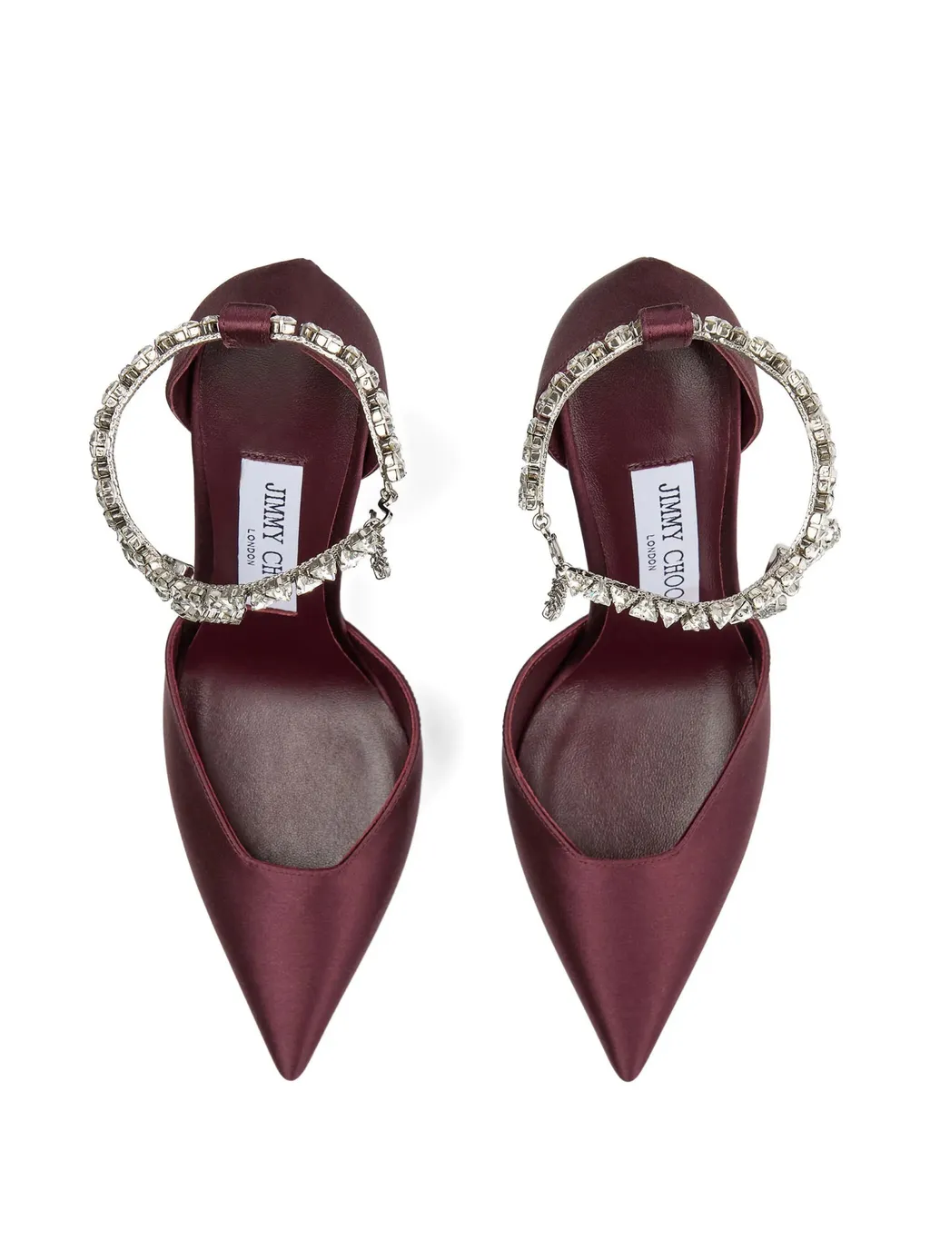 Stevie 100 Sat Pointed High Heels