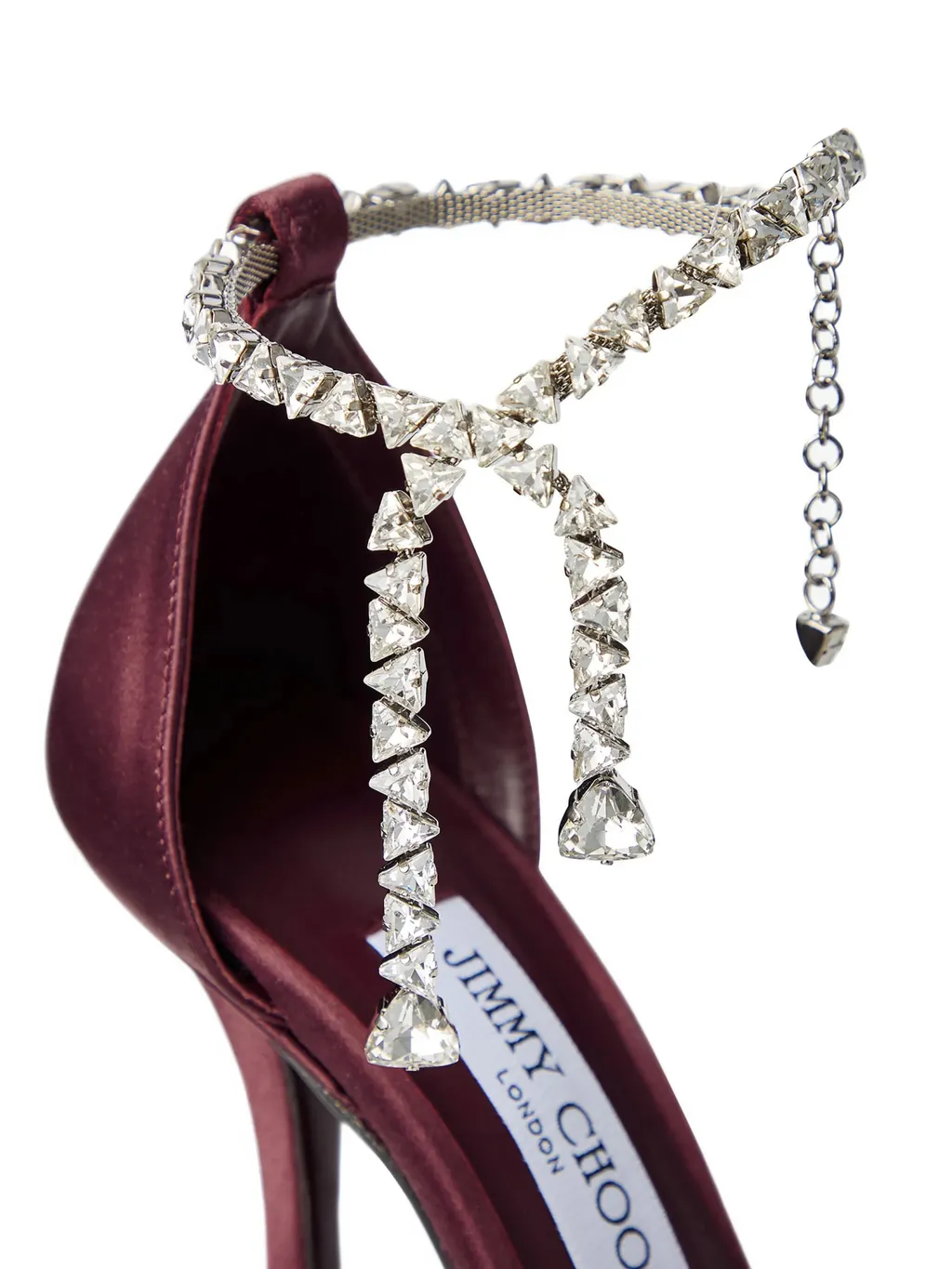Stevie 100 Sat Pointed High Heels